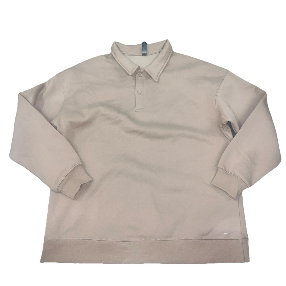 NEW Women's Tan MONDETTA Collard Pullover Size XL